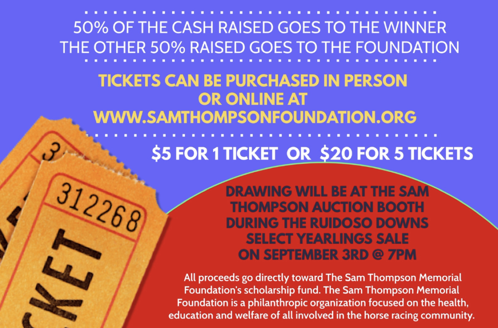 STMF 50/50 Raffle Scholarship Fundraiser – The Sam Thompson Memorial ...